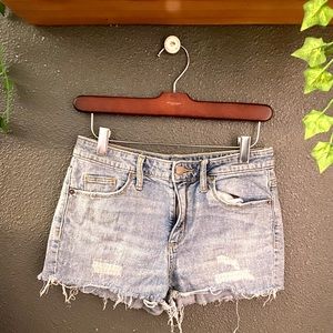 High Waist Cutoff Shorts